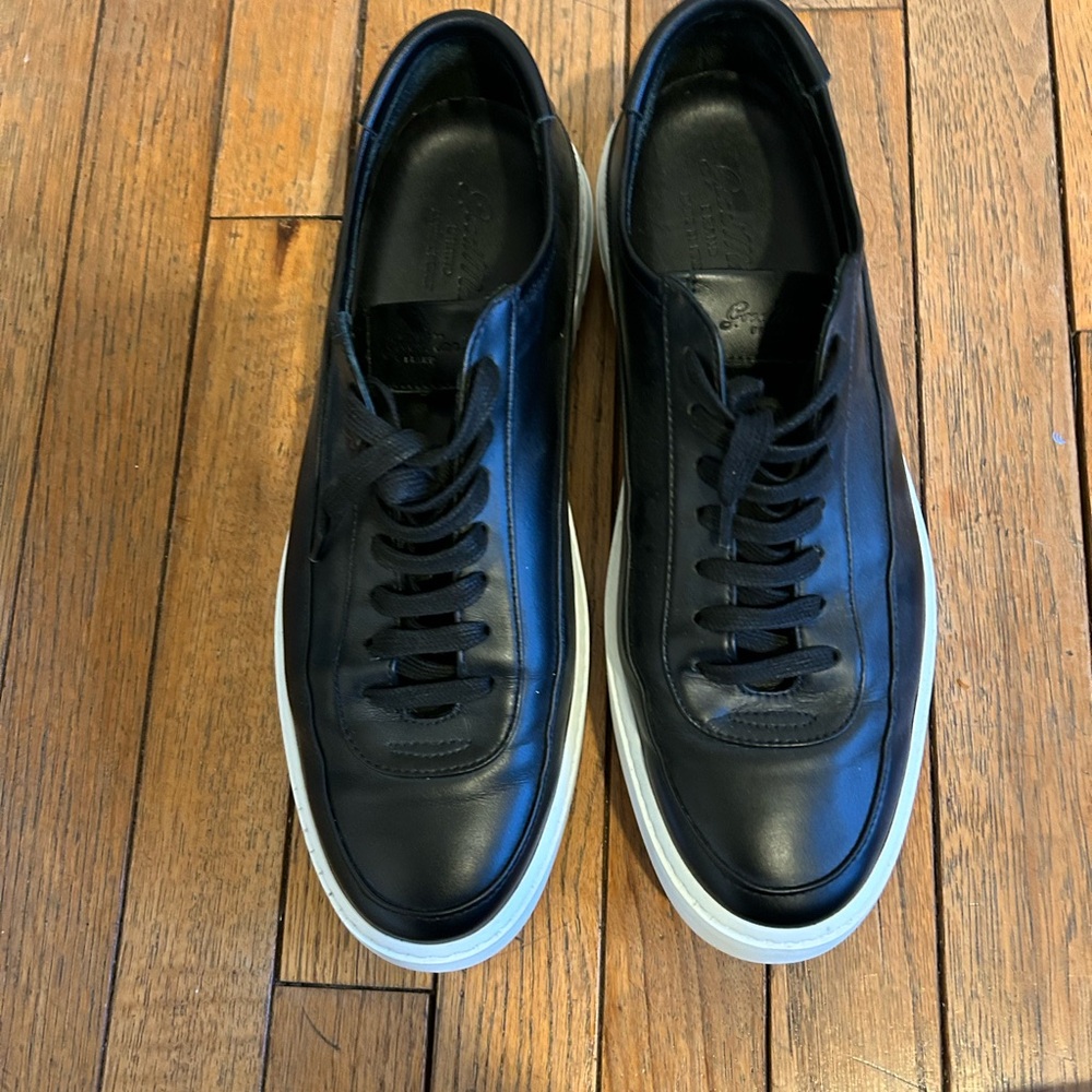 Good Man Brand Black Leather Men's Sneakers